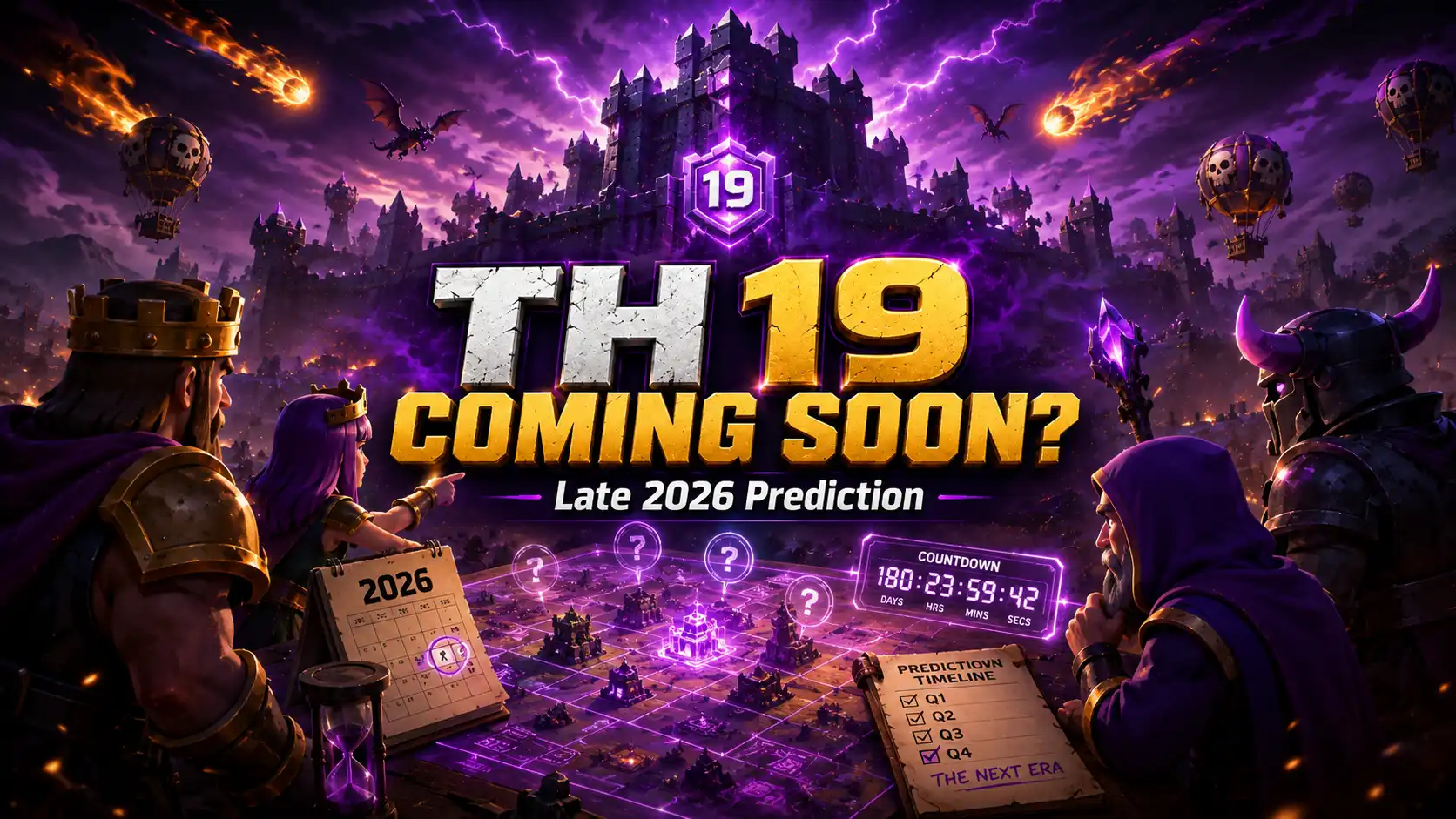 TH19 Coming Soon Town Hall 19 late 2026 release prediction concept