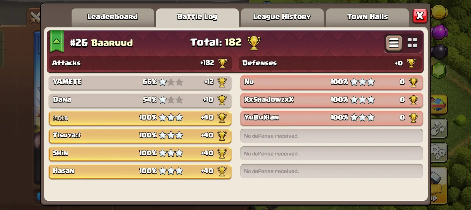Battle Log 1