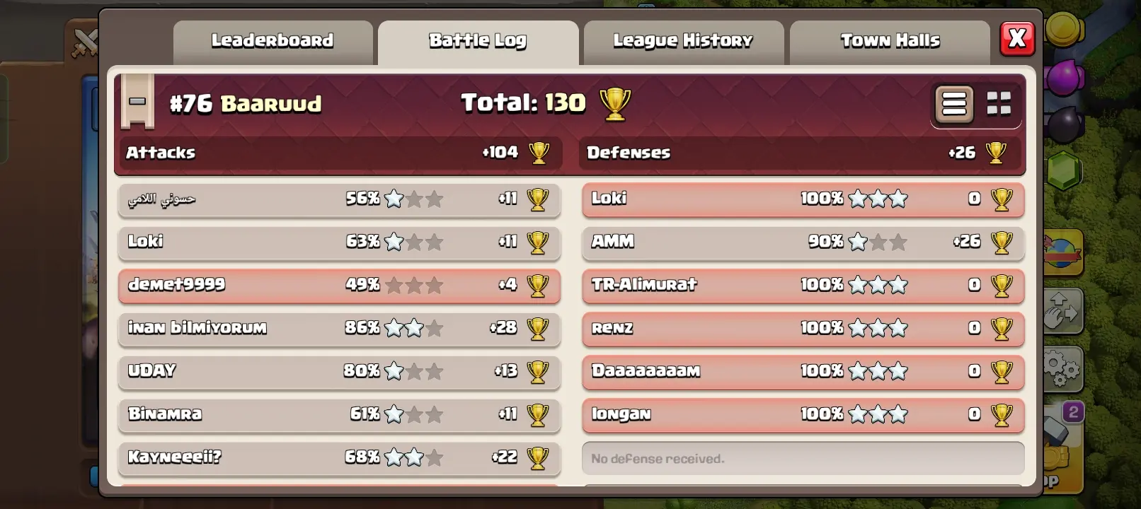Battle Log 1