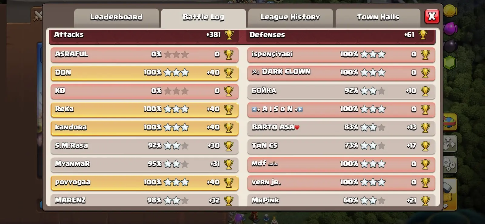 Battle Log 1