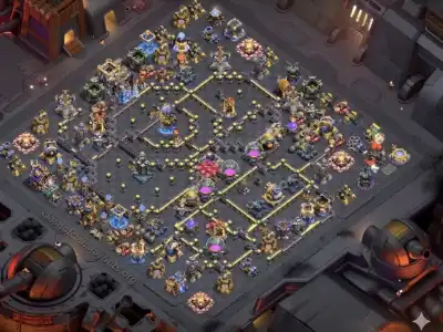 Layout TH18 War/Legend Base – Offset Town Hall Anti‑2 Star Split Core