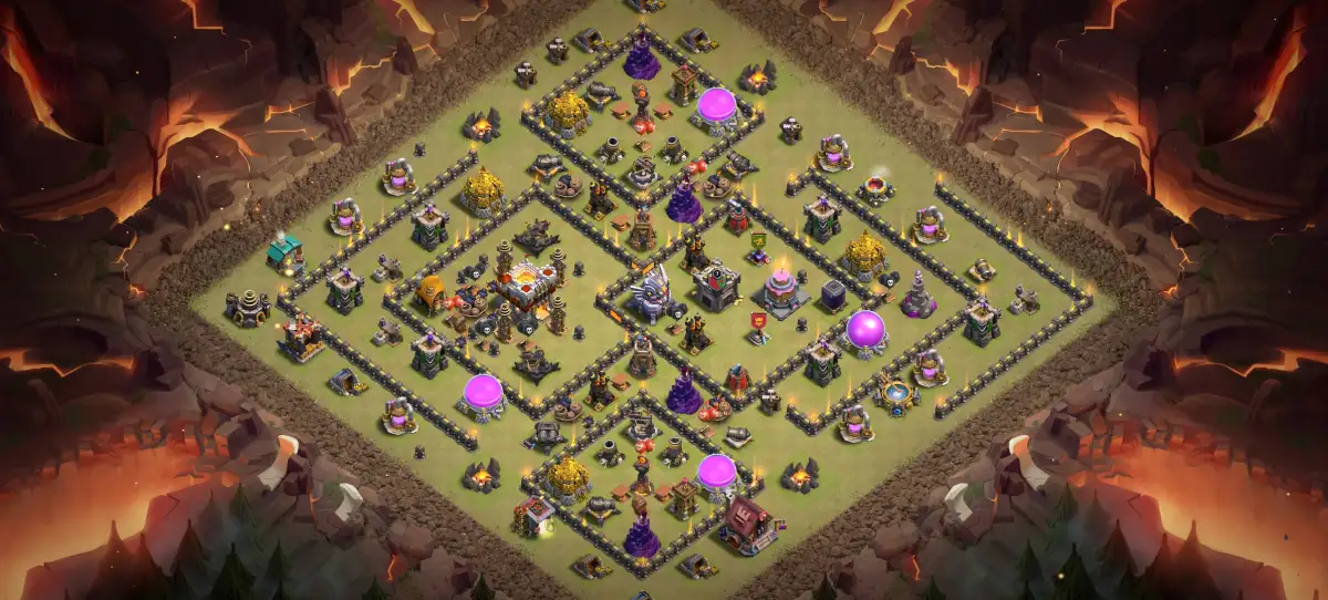 TH11 War Base Anti 3 Star Layout for Clash of Clans