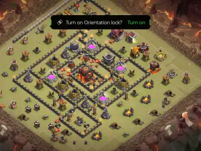Layout TH10 Hybrid Base Anti 3 Star Farming Layout with Copy Link