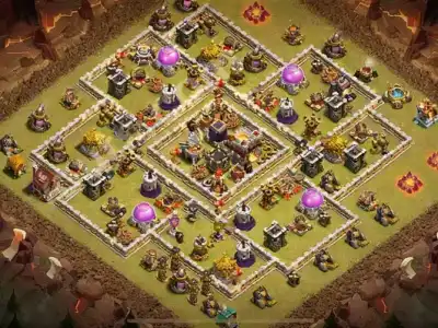 Layout Defense-Optimized TH11 War Coc Layout | Anti 3 Stars AR COC Attack