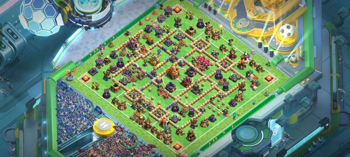 TH16 Anti 2 Star Anti Electro Dragon COC Base Layout New
