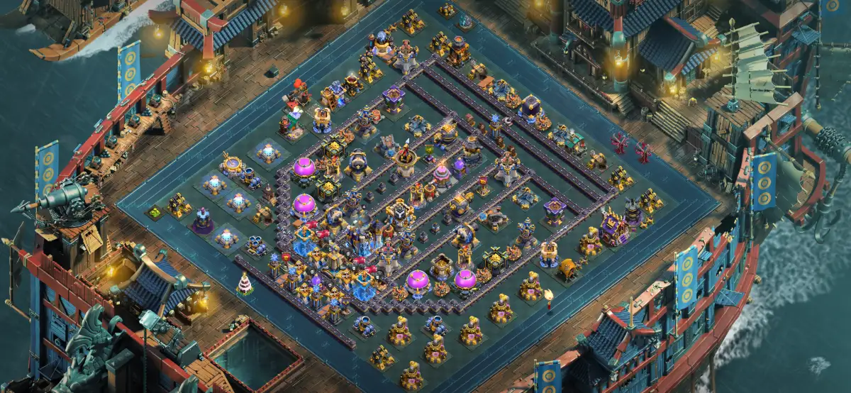 TH18 War Badr Base for COC – Anti 3 Star E-Drag