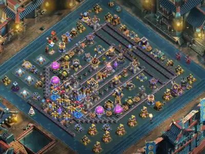 Layout TH18 War Badr Base for COC – Anti 3 Star E-Drag
