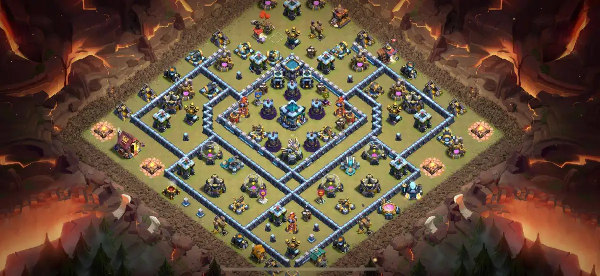 TH13 War Badr Base for Clash of Clans Copy Link