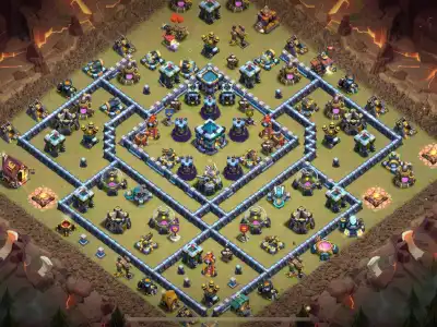 Layout TH13 War Badr Base for Clash of Clans Copy Link