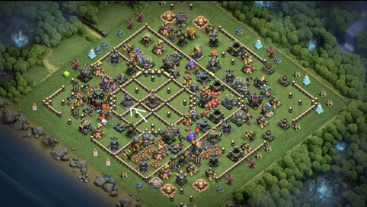 TH17 War Base Anti 3 Star for Clash of Clans Copy Link