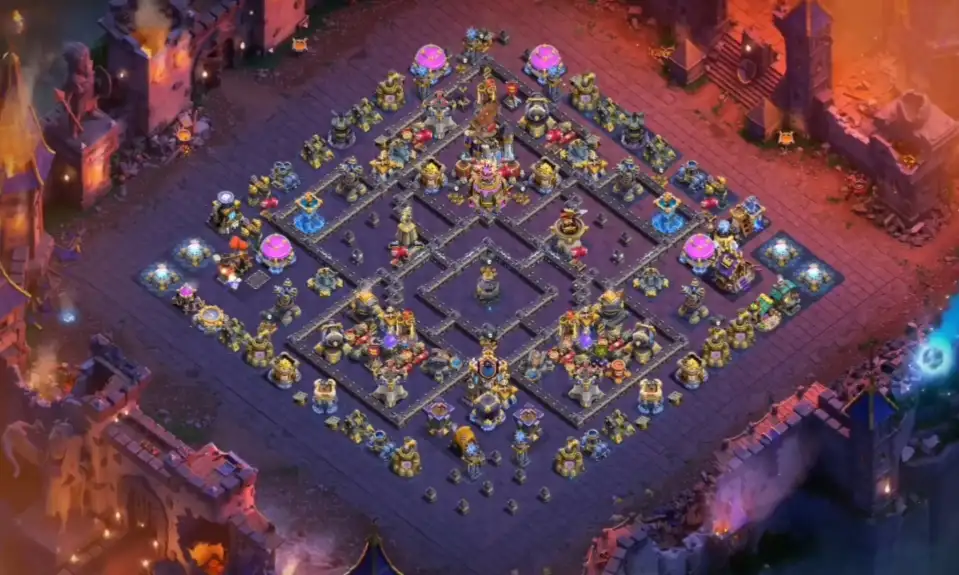 TH18 Anti Everything War Base for Clash of Clans