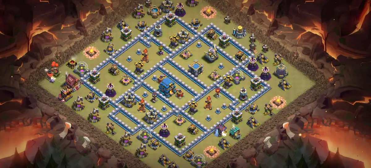 TH12 War Badr Anti 2 Star Base for Clash of Clans