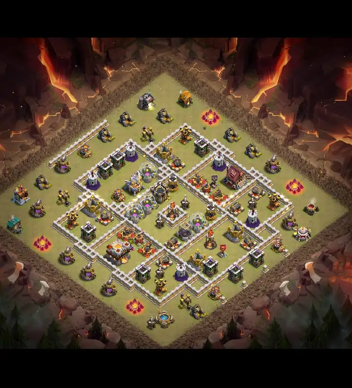 TH11 War Base for CoC with Anti 2 Star Pathing
