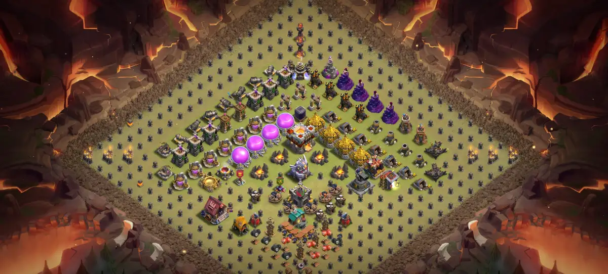 TH11 Troll Base for COC: Funny War Badr Copy Link