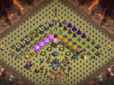 Layout TH11 Troll Base for COC: Funny War Badr Copy Link