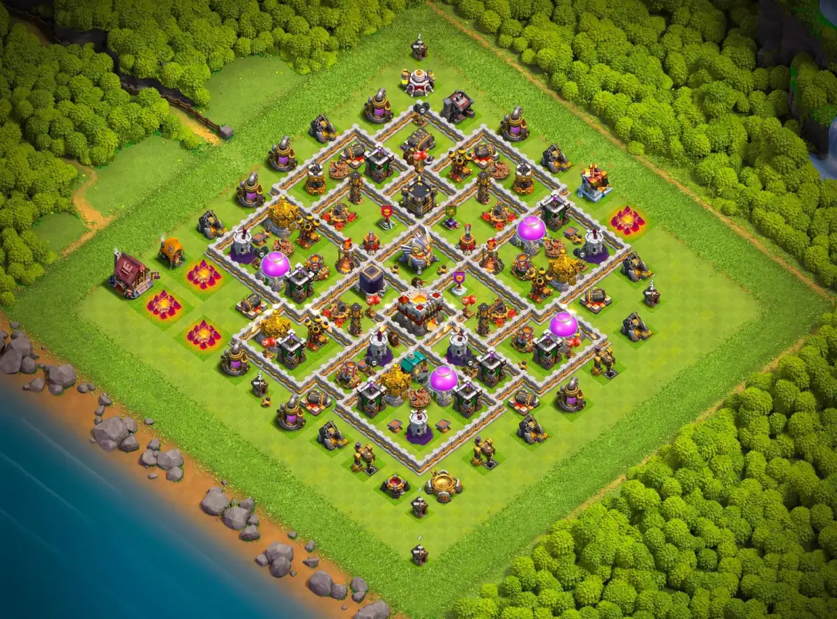 TH11 Farming Base Copy Link | Safe Loot Clash of Clans