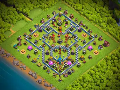 Layout TH12 Legend League Base Layout for Clash of Clans Defense