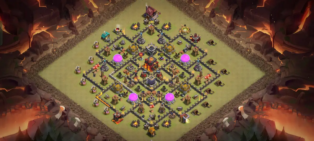 TH10 War Base Anti Everything Link for Clash of Clans