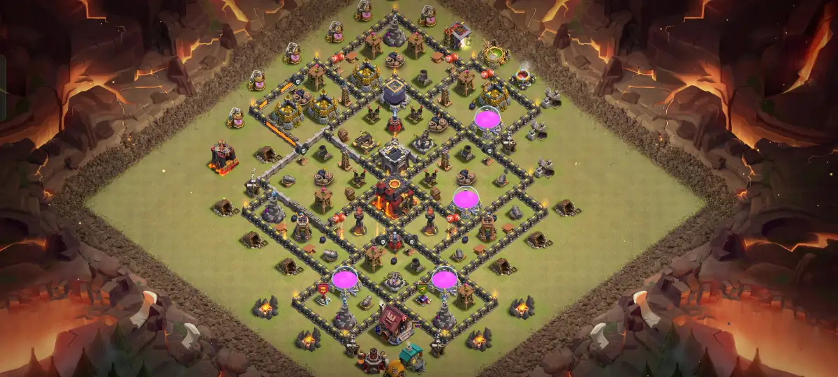TH10 War Base Anti 3 Star Layout for Legend League