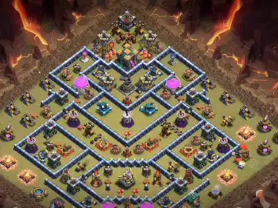 Layout TH14 Defense Base Layout for Clash of Clans Copy Link