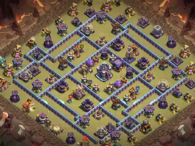 Layout TH15 War Base Layout Anti 2 Star for Clash of Clans