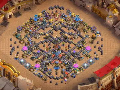 Layout Legend League TH18 War Base Anti 3 Star 2026