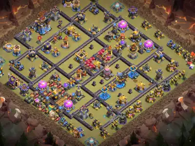 Layout TH18 War Base Anti 2 Star for Legend League Copy Link