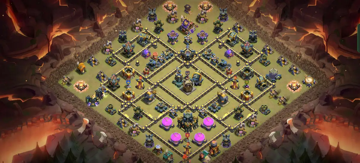 TH17 War Base Layout Anti 2 Star for Clash of Clans