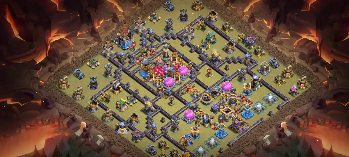 TH18 Legend League Base with Offset Town Hall Core
