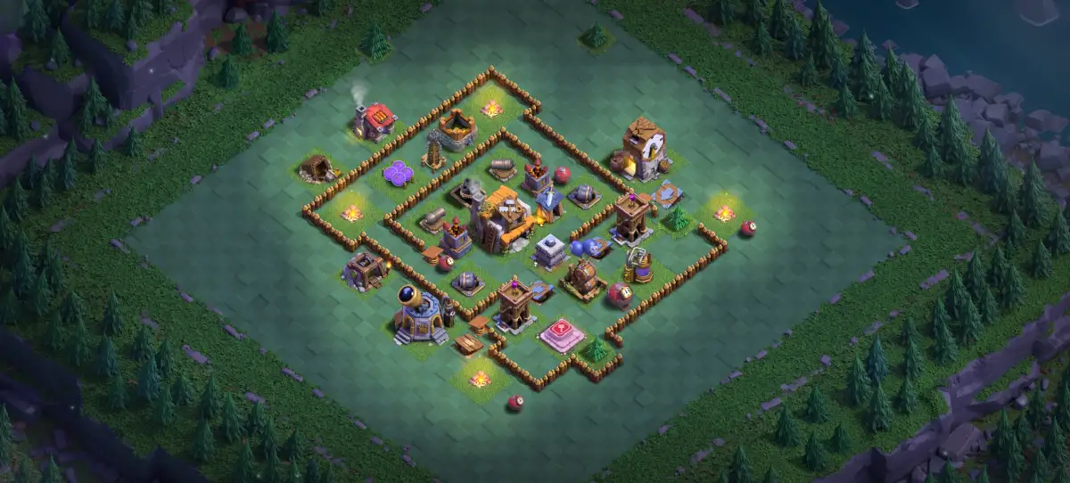 BH5 Builder Hall Base Layout for Clash of Clans Copy Link