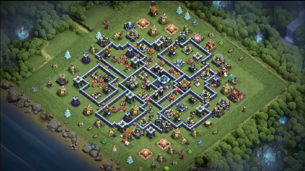 TH13 War Badr Anti 3 Star Base for Clash of Clans