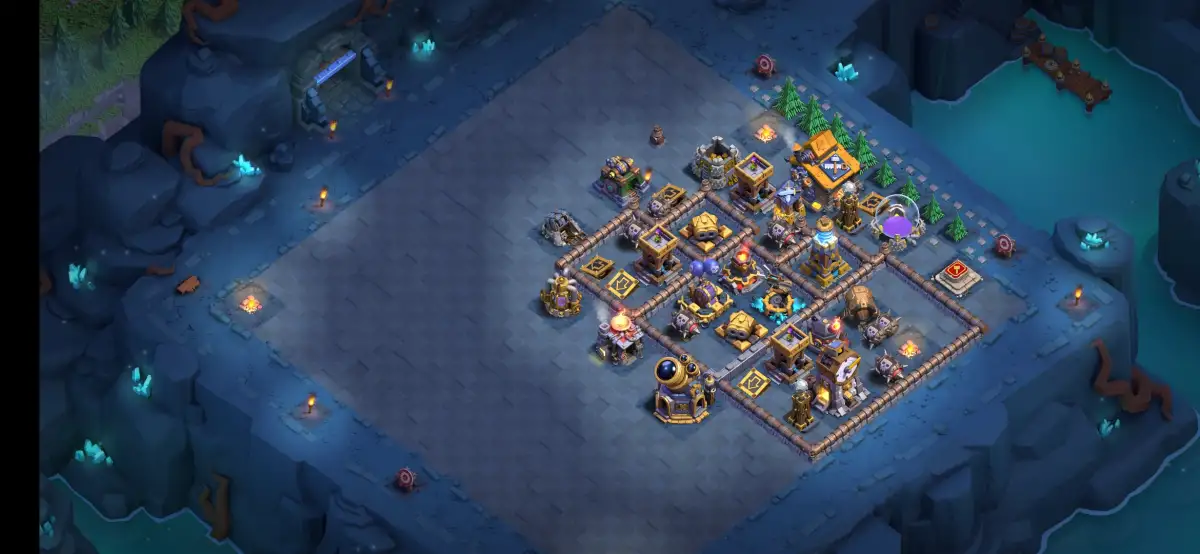 BH10 Builder Hall Base for Coc With Strong Core Traps