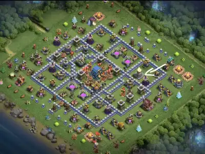 Layout TH12 War Badr Anti 3 Star Base for Clash of Clans