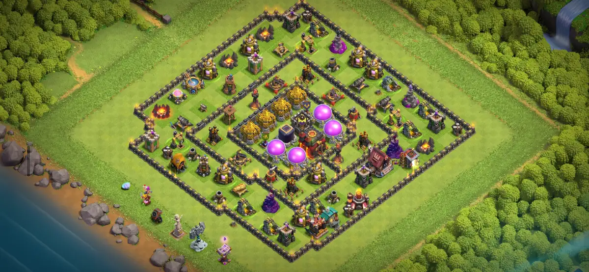 TH10 Farming Base with Safe Storages and Easy Copy Link