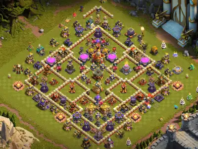 Layout TH16 Anti 3 Star War Base for Clash of Clans Copy Link