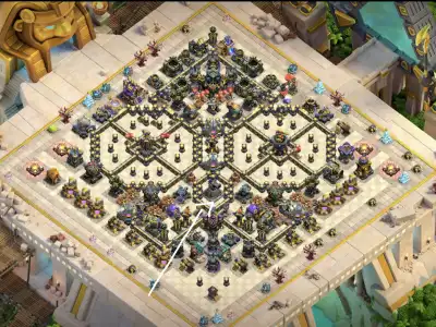 Layout TH17 Diamond War Base Anti 3 Star for Clash of Clans