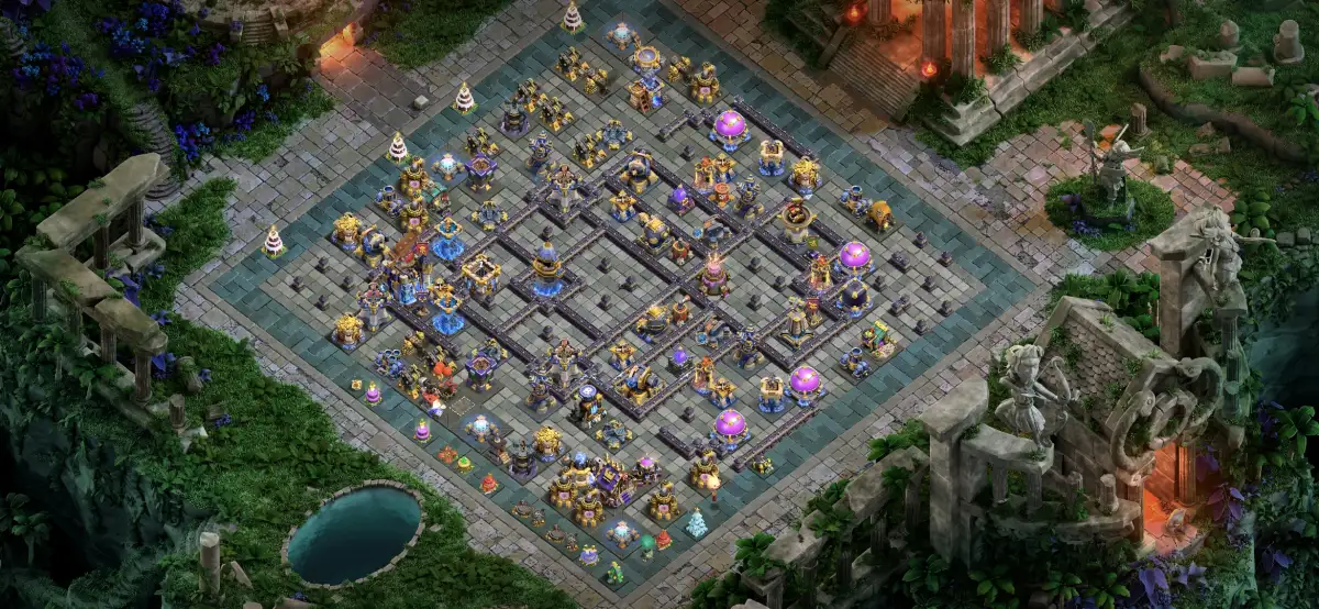 TH18 Legend League Base Layout for Clash of Clans Defense