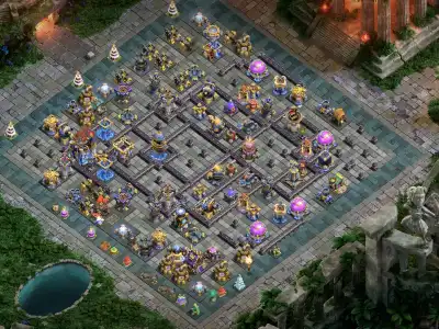 Layout TH18 Legend League Base Layout for Clash of Clans Defense