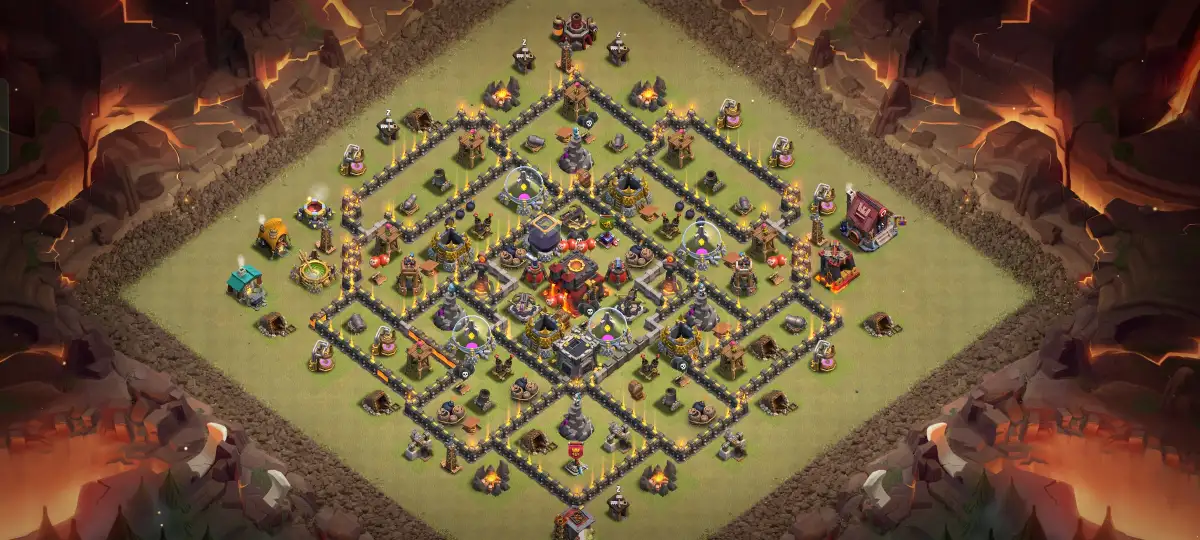 TH10 Legend League Base Anti Air Layout for Clash of Clans