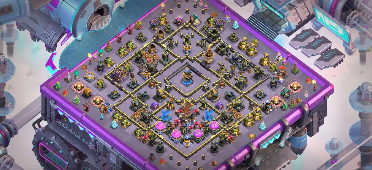 TH18 Legend League Base with Split Core Pressure