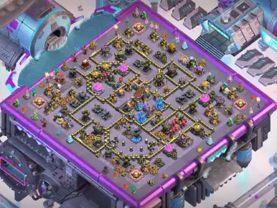 Layout TH18 Anti 3 Star Legend League Base Layout Copy Link