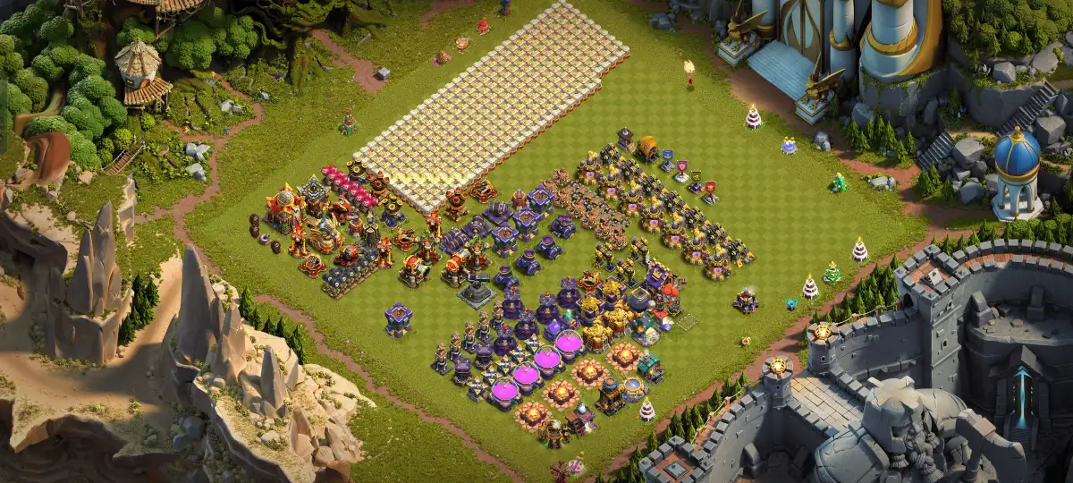 TH16 Anti 3 Star War Base Layout for Clash of Clans