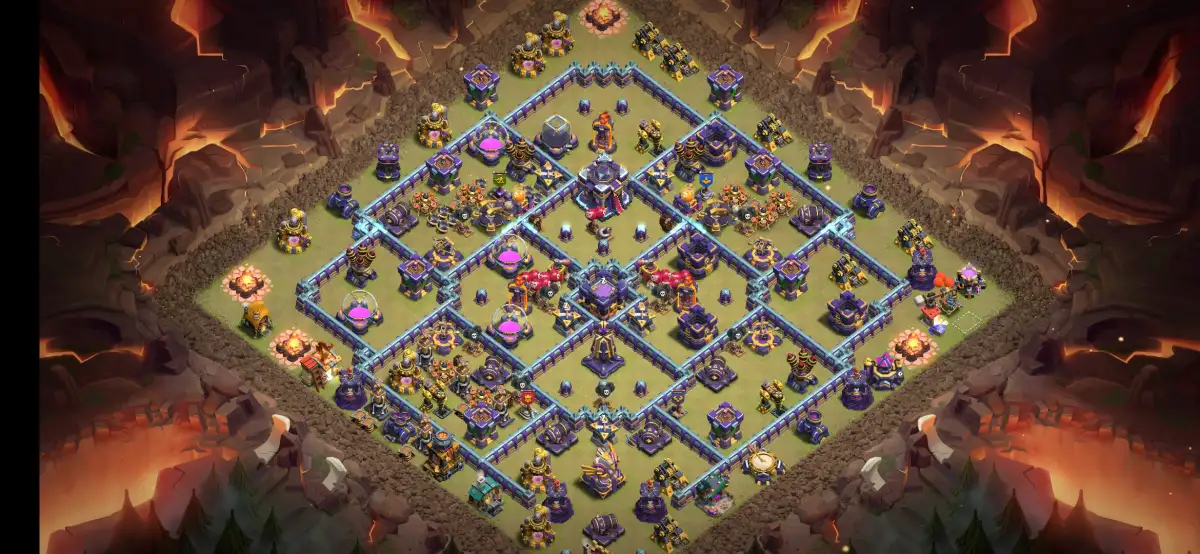 TH15 War Base Anti 2 Star Ring Style for Legend League
