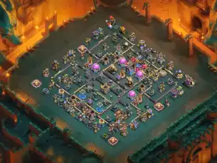 Optimised TH18 Defense Coc Layout | Legend League Fire base