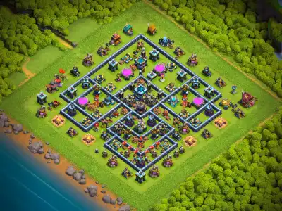 Layout TH13 Legend League Base for CoC, War Badr Defense