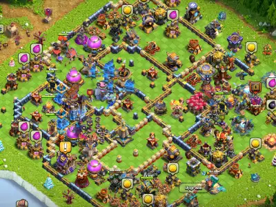 Layout TH18 Legend Hybrid Base for Clash of Clans Anti 2 Star