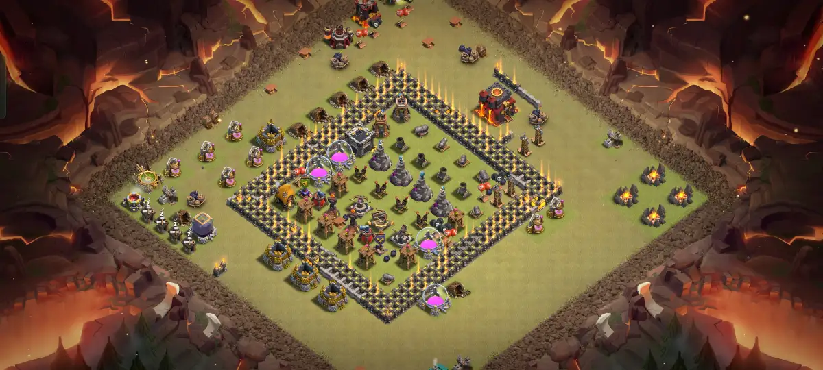 TH10 Troll Hybrid Base Anti 2 Star for Clash of Clans