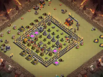 Layout TH10 Troll Hybrid Base Anti 2 Star for Clash of Clans