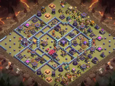 Layout TH15 War Base Anti 2 Star for Legend League Copy Link