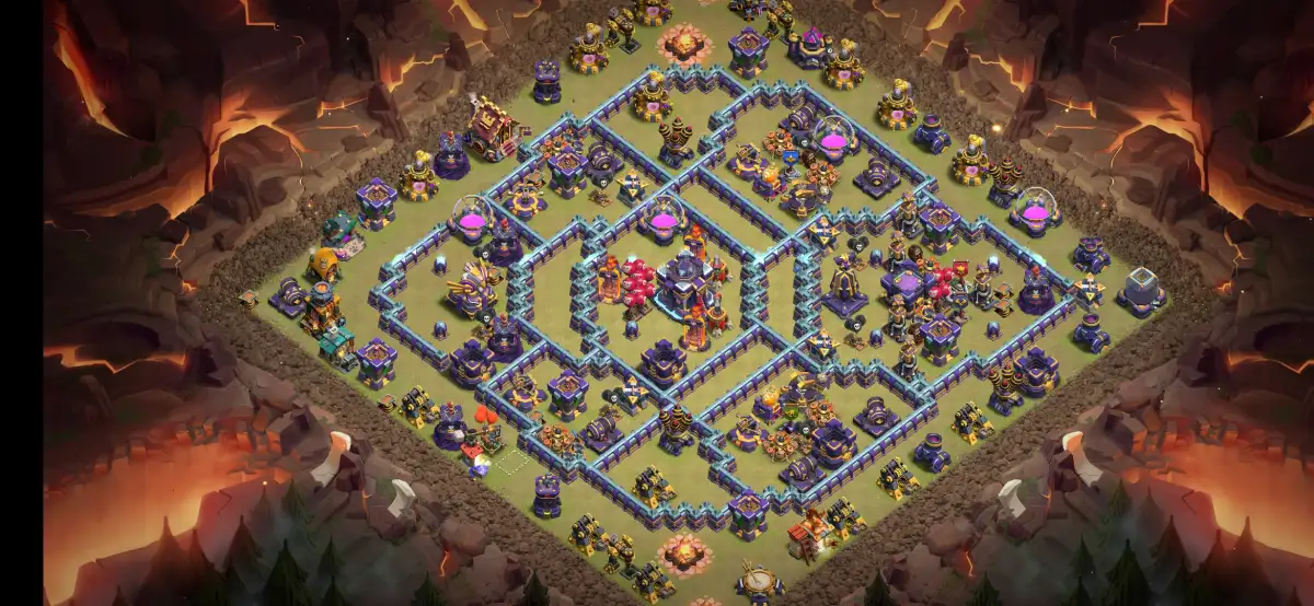TH15 War Base Anti 2 Star for Legend League Copy Link